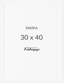 Képkeret Fehér 30x40 cm fotókeret