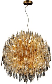 Kristály csillár zsinóron 24xG9/40W/230V arany