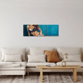 Kép - Pózoló nők (órával) (90x30 cm)