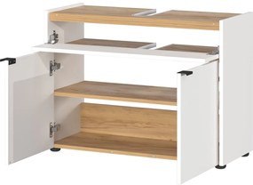 Fehér mosdó alatti szekrény 80x60 cm Forano – Germania