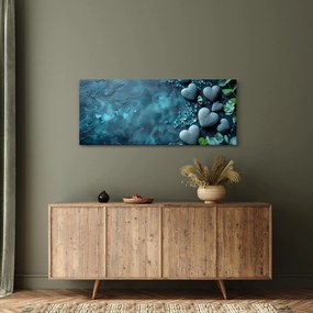 Kép - Szív alakú kövek (120x50 cm)