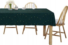 Abrosz asztalra 140x240 zöld Panama levelek