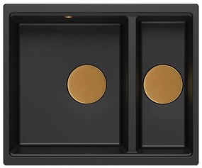 gránit mosogató Logan 150 Black