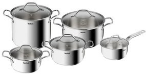 Rozsdamentes acél edény készlet 10 db-os Intuition – Tefal