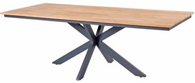 Minerva Aprilla étkezőgarnitúra 1+6 antracit