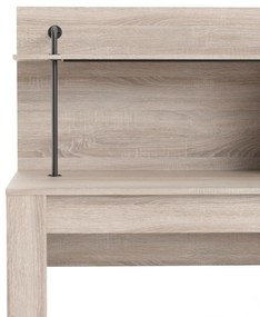 Felix Industrial íróasztal, természetes fa