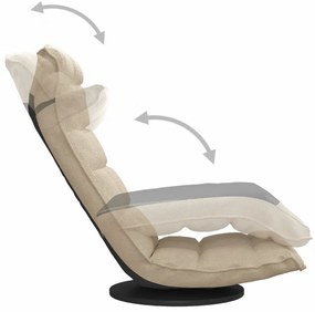 forgó irodaszék krémszínű szövettel