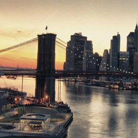 Gario Paraván Brooklyn híd New Yorkban Méret: 110 x 170 cm, Kivitelezés: Klasszikus paraván