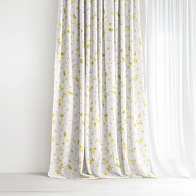 Goldea valencia dekorfüggöny - nárciszok 140x135 cm