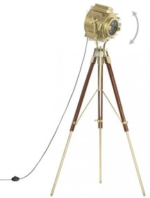 háromlábú tömör mangófa állólámpa 193 cm