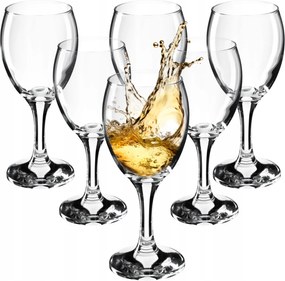 Fehérboros Poharak 6 db 200 ml Elegáns Pohár Szett