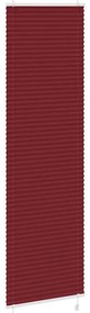 pliszírozott redőny Bordeaux piros 60x200 cm Szövetszélesség