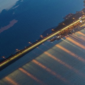 Pozsony képe várral (120x50 cm)