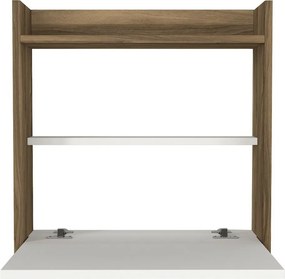 Laptop asztal Fehér és diófa