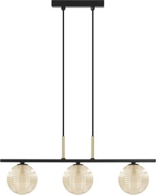KAJA K-5687 GIRO Fekete Színű Függeszték 3xG9 10W IP20
