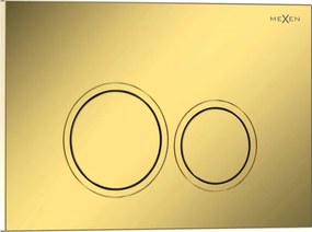 Mexen Tex 01 öblítő gomb, pezsgő arany fényes - 6101-08