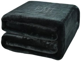 EMI fekete színű mikroszálas takaró 150 x 200 cm