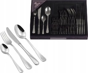 Gerpol Szett Evőeszköz Doboz Fényes Amber 6 Személyes 24 Db-os