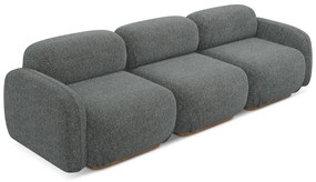 Szürke moduláris kanapé 270 cm Ailani – Makamii