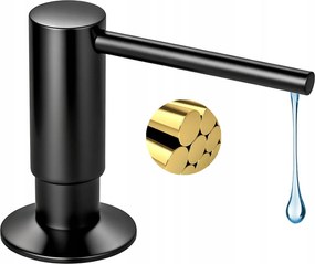 Mosogató Adagoló Fekete Matt Folyadék Süllyesztett Szappan Prestige