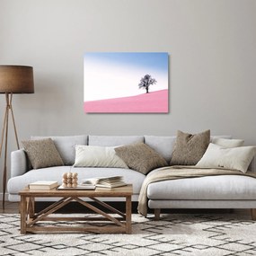 Kép - Rózsaszín álom (üvegen) (70x50 cm)
