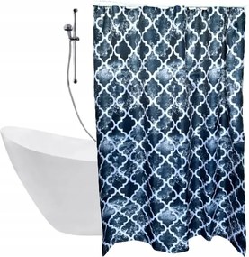 Textil zuhanyfüggöny ólomcsipkével 180 x 200 cm