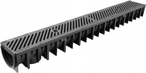 Lineáris vízelvezetés ForU70 B125 Poliamid H=92mm