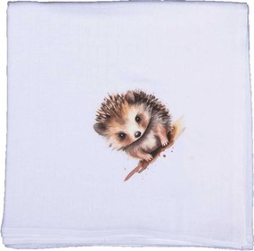 Textil tetra pelenka süni mintával 70x70cm