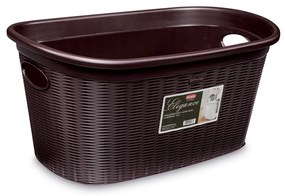 STEFANPLAST Mosodai kosár 35 l, 58x38x28cm, barna, barna