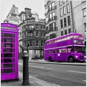 Poszterek 140x140 London busz