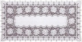 Mg 202540 Szalvéta futófelület jacquard 60x120 Fehér téglalap