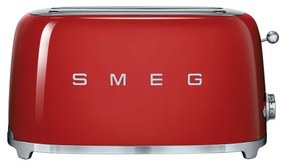 SMEG KENYÉRPIRÍTÓ, retro, 4 szeletes, piros