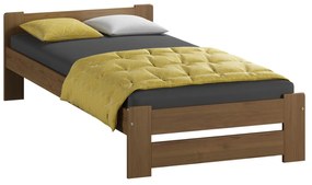 Emelt masszív ágy ágyráccsal 80x200 cm Fenyő
