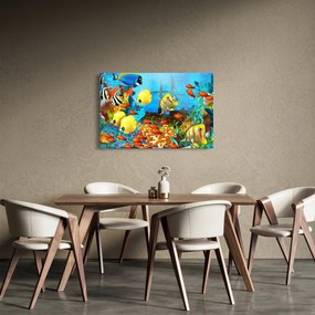 Kép - színes korallzátony (90x60 cm)