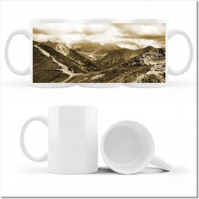 Nyomott mintás bögre Tátra Lengyel hegyek Kilátás