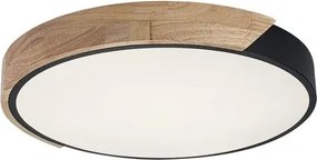 Rabalux maple2 mennyezeti lámpa 24w 1900lm ip20 fa matt fekete