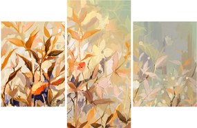 Kép - Festett növények (90x60 cm)