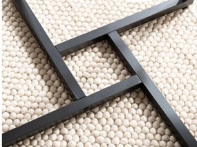 Kerek étkezőasztal ALTO II 80 cm, rusztikus barna dekoráció