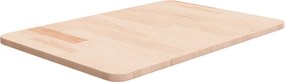 vidaXL kezeletlen tömör fa fürdőszobai pult 60x40x1,5 cm