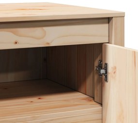 kültéri konyhai szekrény 106x55x64 cm Tömör fa fenyő