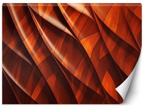 Tapéta, Narancssárga textúra 3D - 350x245