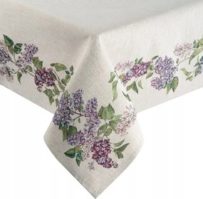 Abrosz dekoratív faliszőnyeg 140x180 Eurofirany természetes lila virágok