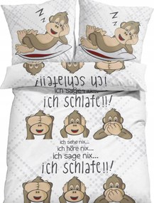 135/200 Ágyneműhuzat 1 Szett 2 El Majom