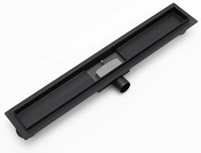 Lineáris lefolyó Rea NEO PURE Black Matt 70