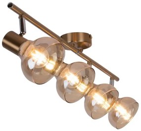 Rabalux 5550 - Spotlámpa HOLLY 4xE14/40W/230V arany