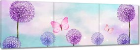 Vászonkép 120x40 A pillangók varázslatos birodalma