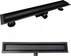 Lineáris lefolyó Sea-Horse 2 az 1-ben100 cm fekete Alacsony Kiárusítás