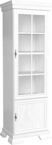 Vitrines szekrény KRW1, fenyő andersen, KORA