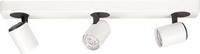 Italux modern spot lámpa elvira fehér fekete itxspl-3142a-3-wh
