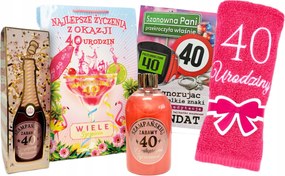 Kész Ajándék 40-es nőknek, 40. születésnapra Születésnapi törölköző